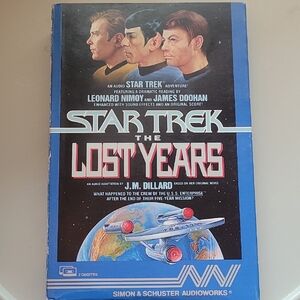 Star Trek TOS: The Lost Years Audio Book 2 Cassette Spock Scotty Classic Series